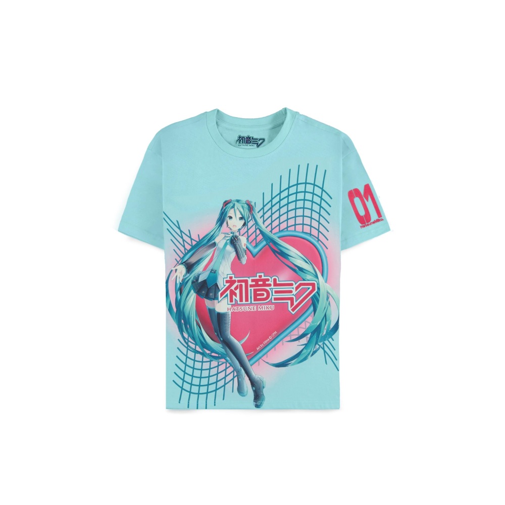 Hatsune Miku - Metaverse Unisexe T-shirt - Bleu